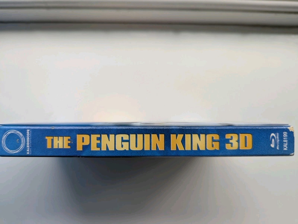 The Penguin King 3D (3D Blu-ray 2012)+ holographic slipcover, New
