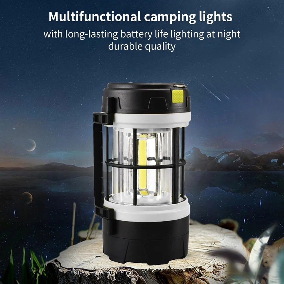 Linterna LED Recargable USB y Solar Luz Multifuncion Camping Senderismo Exterior - Imagen 4 de 4