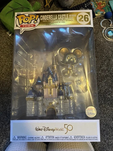 Funko POP #26 Walt Disney World 50th Anniversary Cinderella Castle Gold Mickey