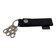 Authentic PORTER Key Ring Black Men 886-16146 6898
