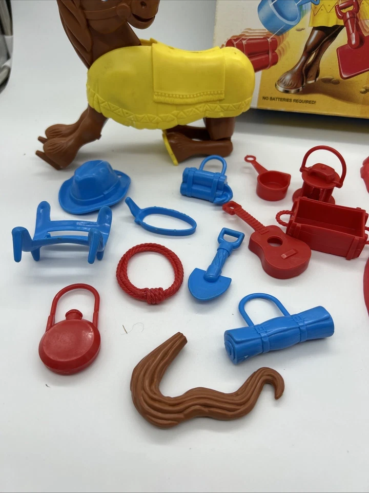 Vintage Milton Bradley BUCKAROO Game Parts & Instructions No Box - Image 2 of 4