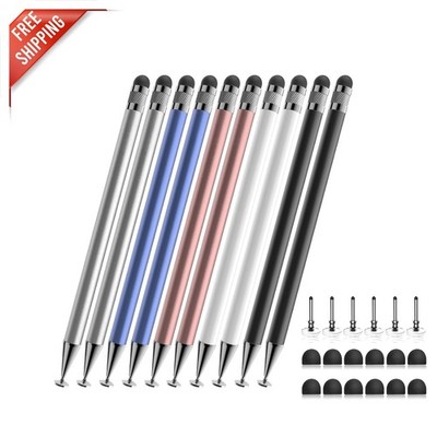 Stylus 10-Pc Set: 2-in-1 High Precision Touch Screen Pens - Ultimate Versatility