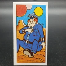 Rare 1985 Barratt Bananaman Candy Cigarette Trade Card #4 CHIEF O'REILLY