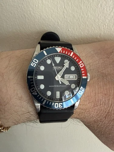 Vintage Men’s Seiko Pepsi Divers Watch SKX033 0726-0040 Nov 1997 Serviced