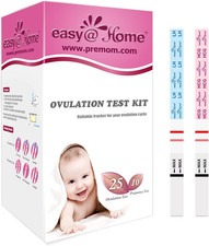 Ovulation Pregnancy Test Strips Kit: 25 Ovulation Strips and 10 Pregnancy Test