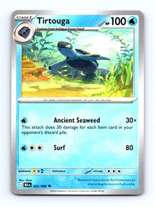 #22 2025 Pokemon Black Bolt * Tirtouga BASE