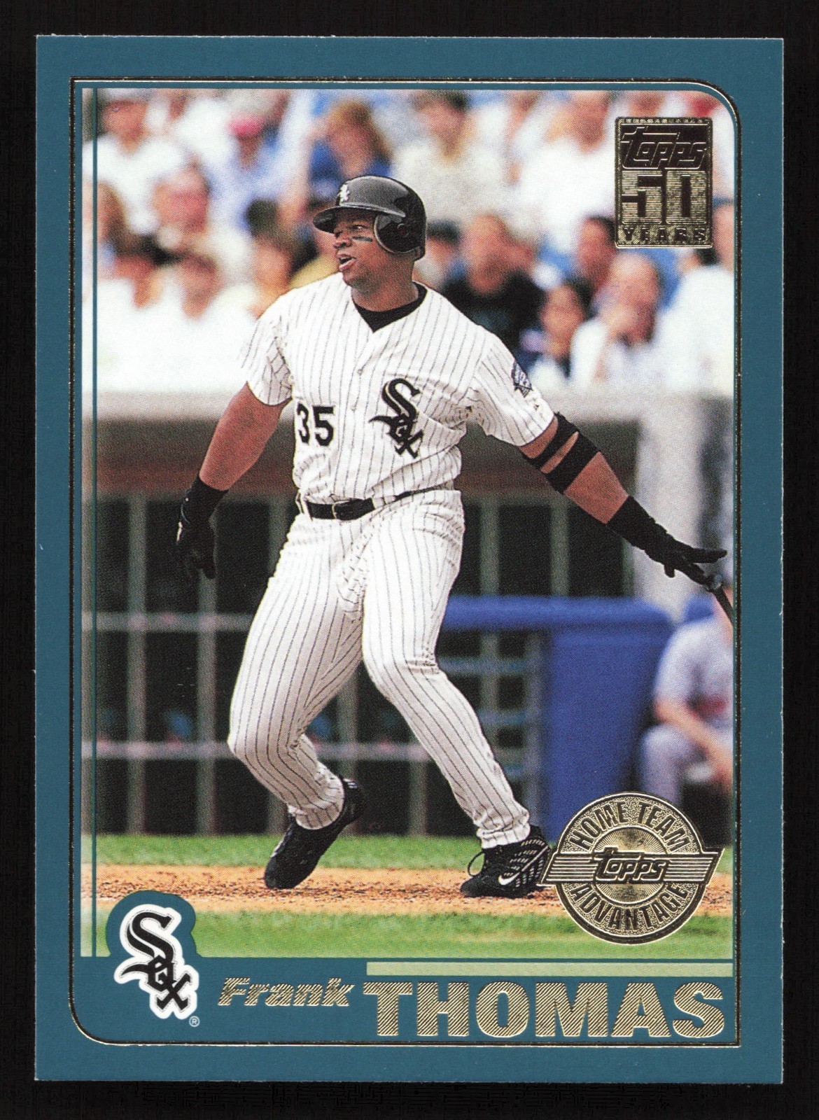 2001 Topps #240 Frank Thomas HOME TEAM ADVANTAGE (HTA Stamped) QTY Available
