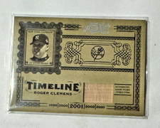 Roger Clem 2004 Donruss Throwback Threads Bat 19/50 NY Yankees