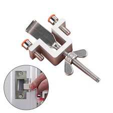 1PC Door Lock Stainless Steel Dual Nut Door Blocker Safety Lock Door Stopper