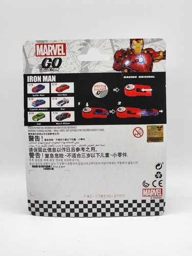 MARVEL GO COLLECTION IRON MAN Diecast Car & Launcher - Picture 2 of 4