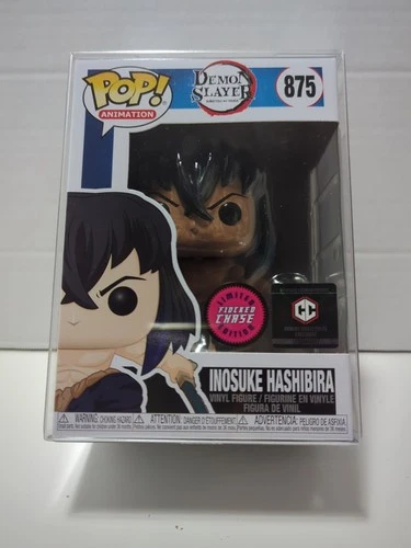 Funko Pop Demon Slayer: Inosuke Hashibira #875 Flocked CHASE Chalice Collectible