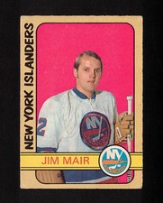 1972-73 JIM MAIR #232 ROOKIE OPC * SCARCE Hi # Islanders Star NHL Hockey Card RC. rookie card picture