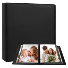 Large Capacity 8x10 Photo Album, 168 Pockets for Family  Wedding Photos, Leathe