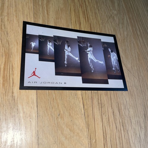 Nike Air Jordan II Retro 1987 Postkarte Schuhkartoneinsatz Februar *selten - Bild 2 von 2