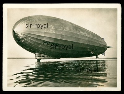 Airship Graf Zeppelin LZ 127 on Lake Constance - Photo 10x7cm