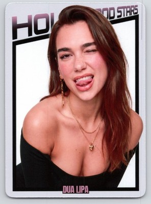 Dua Lipa Hollywood Actress Singer Model Hot Spicy Custom Trading Card