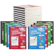 24 Pack Primary Composition Notebook K-2, Primary Ruled Journal, Draw and Wri...