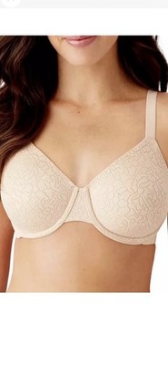 WACOAL 855345 Inside Job Side Support Seamless Underwire Bra Sand Size 32D