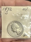 1932-S Washington Silver Quarter AU