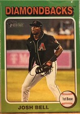 2024 Topps Heritage High Number - Josh Bell #529 Green Border