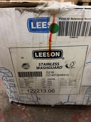 #ad #ad Leeson Jet Pump Motor CZ145T34WK41A 3 PH 230 190V 380 460V 2 3 HP 50 60Hz $1000.00