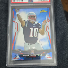 Topps 2014 Finest Jimmy Garoppolo #116 Blue Refractor /99 Rookie PSA 10