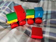 Brio Magnetic Wooden Train Blocks