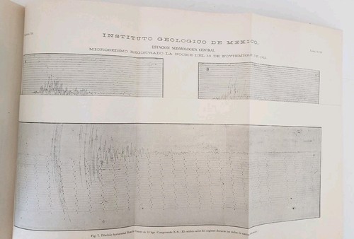 La Zona Megaseismica (Mexico Earthquake Report), Nov de 1912, 1st Ed Very RARE - Picture 18 of 24
