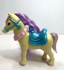 Vintage 1995 Pony Horse figure Fisher Price Once Upon A Dream pink purple teal