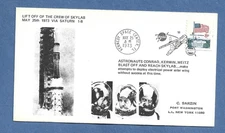 SKYLAB LIFT OFF MAY 25,1973 KSC  SARZIN  SPACE  COVER  NASA