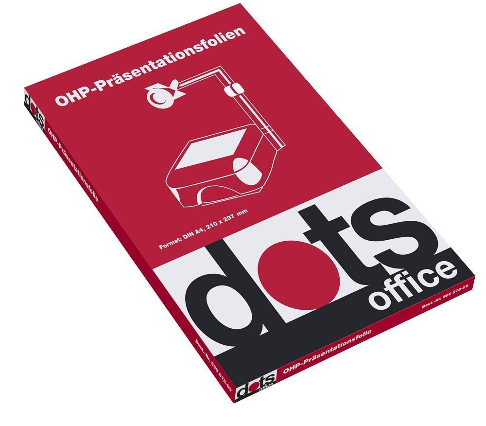 Dots OHP film for inkjet printers