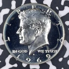 1969-S U.S. 50 Cents Kennedy Half Dollar Lot#HZ172 Silver! Proof!