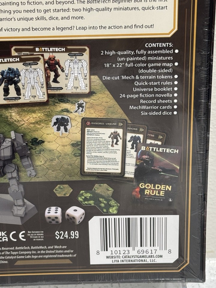 Battletech Zeus Assault Mech Pilot Cards IS Kickstarter Fire Lance