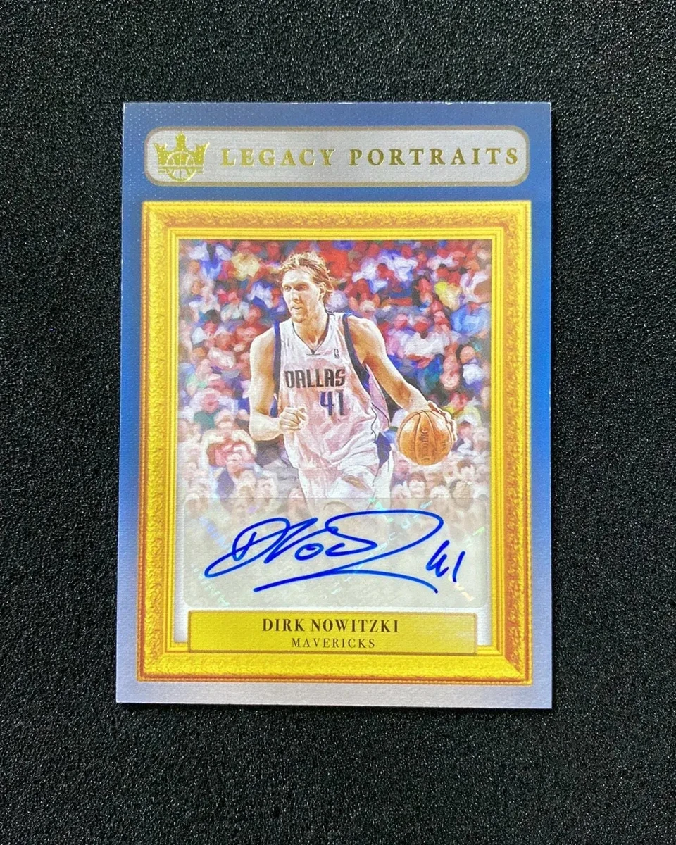 Panini Dirk Nowitzki Basketball Autographed Sports Trading Cards