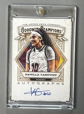 KAMILLA CARDOSO 🏆RISING SUPERSTAR! “RARE”  AUTHENTIC AUTOGRAPHED ✨ROOKIE✨ CARD!