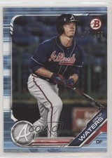 2019 Bowman Draft Sky Blue 177/499 Drew Waters #BD-25 0o6v