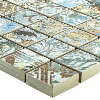 Keramikmosaik Fliesen Matte Retro Vintage Patchwork Bunt 25 Bad Küche Dusche WC