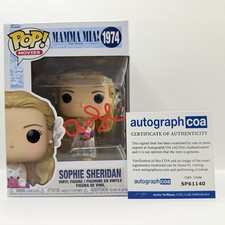 Sophie Sheridan Funko Pop #1974 Signed Amanda Seyfried Autograph Mamma Mia ACOA