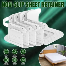 4 Lock Sheet Holders Keep Sheets Tight Heavy Duty Bed Sheet Holder Corner Fitted