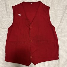 Target Store Employee Work Red Vest Uniform Size S / Small