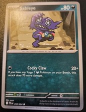Sableye 059/094 Common Mega Evolution: Phantasmal Flames Pokemon TCG