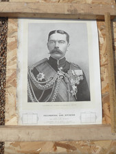 Original WW1 Poster of Field-Marshal Earl Kitchener - Thomas Forman & Sons