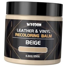 Leather Recoloring Leather Repair Kit for Furniture, Couches, Vinyl, Balm Beige