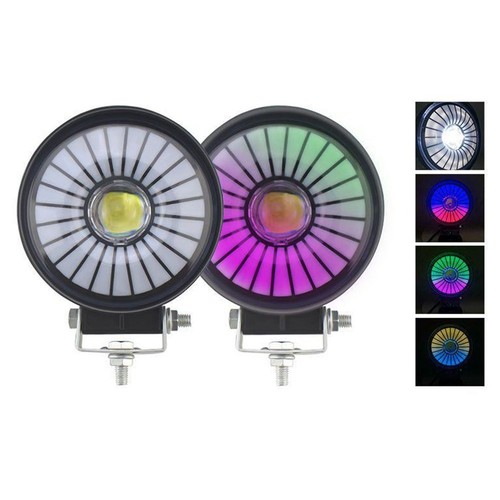 Compact 4 Inch LED Round Light Bar with 3500lm Brightness for Vehicles - Picture 2 of 7
