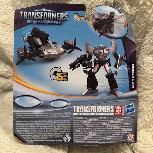 Transformers Toys EarthSpark Warrior Class Megatron Robot Action Figure - Picture 2 of 2