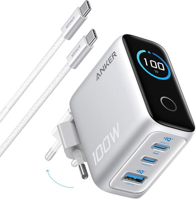 Anker 100W USB-C Ladegerät Laptop Netzteil Schnellladeleistung mit 3 Ports - NEU
