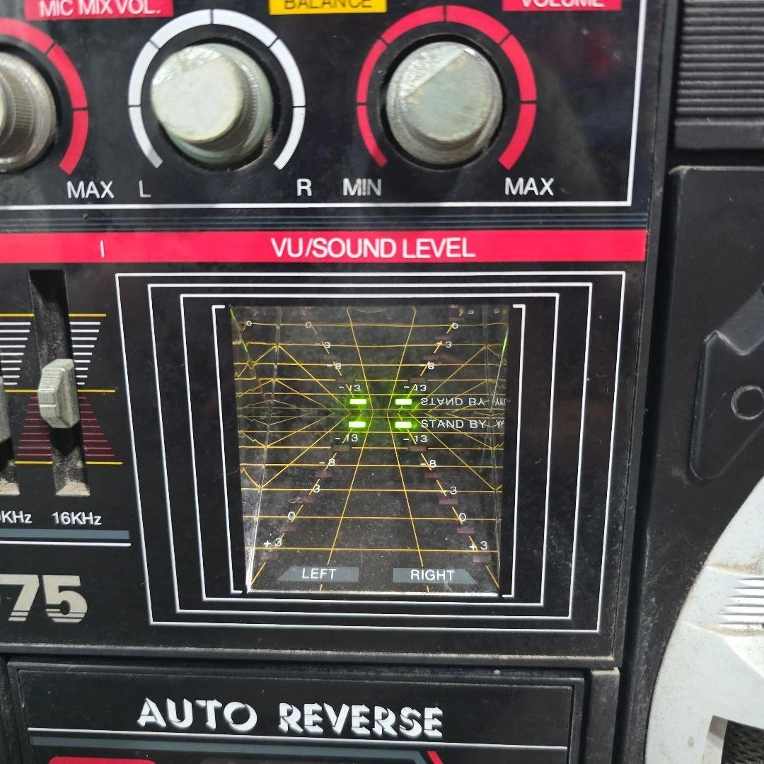 Lasonic TRC-975 Big Boombox 80s Vintage Cassette Radio – For Parts