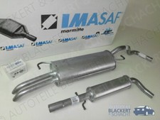 IMASAF Auspuffset ab Kat für Skoda Octavia+Combi 1.6 BJ 97-10|Mitteltopf+Endtopf