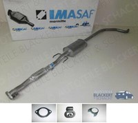Imasaf Auspuff Mitteltopf für Fiat Grande Punto 1.4 16V / für Alfa Mito 1.4