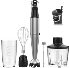 Immersion Blender Handheld Corded Hand Blenders Set 1100W, Trigger Variable Spee